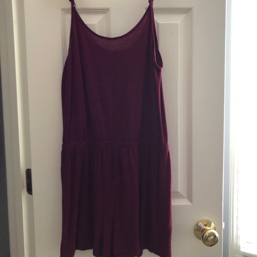 Maroon Romper
